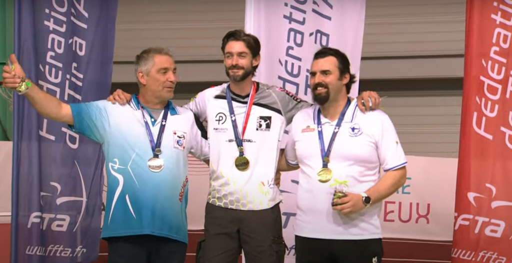 3 archers et 1 médaille au Championnat de France en salle 