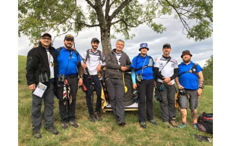 L'équipe de L'Union au Championnat de France de tir campagne