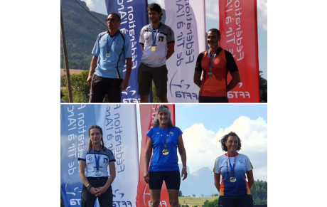 2 médaillés au Championnat de France de Tir campagne