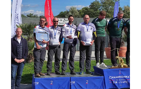 Médaille d'argent au championnat de France Campagne par équipe de club