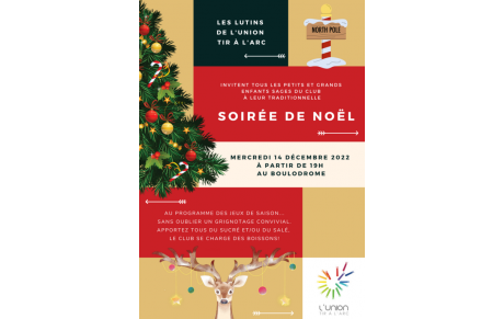 Soirée de noël - 14 décembre à 19h